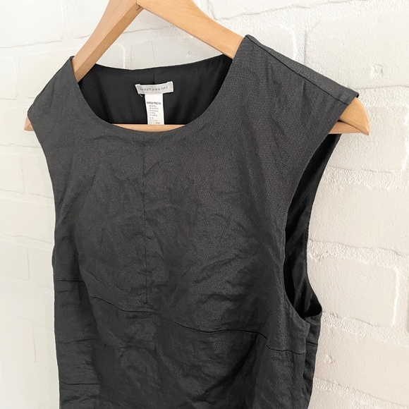 Sarah Pacini Mini Dress Designer Shiny Cotton metallic blend Black Sz S - Picture 7 of 13